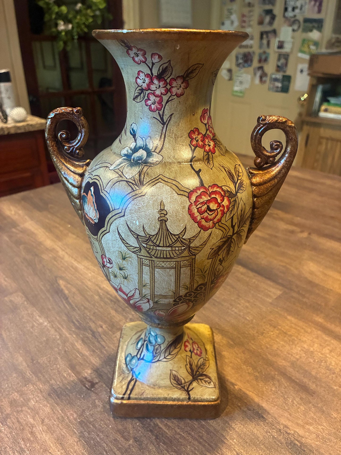 Oriental Decorative Urn / Vase