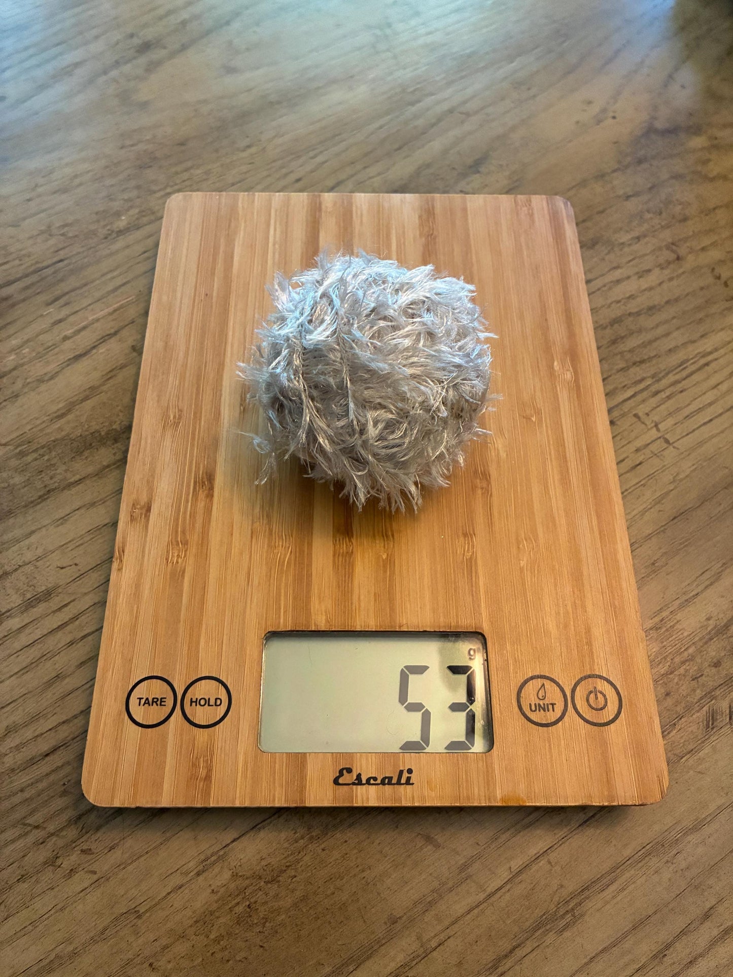 Eyelash Yarn (Light Gray)