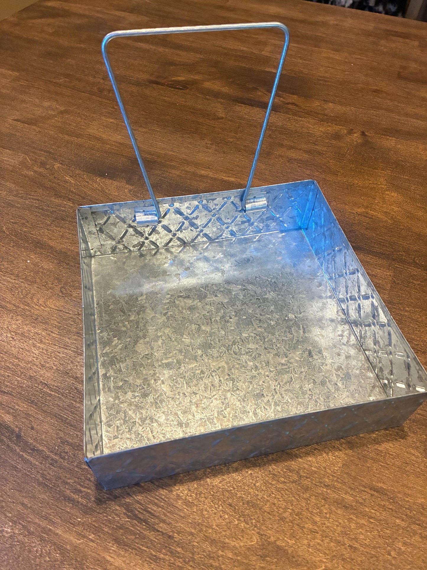 Pressed Tin Metal Napkin Holder