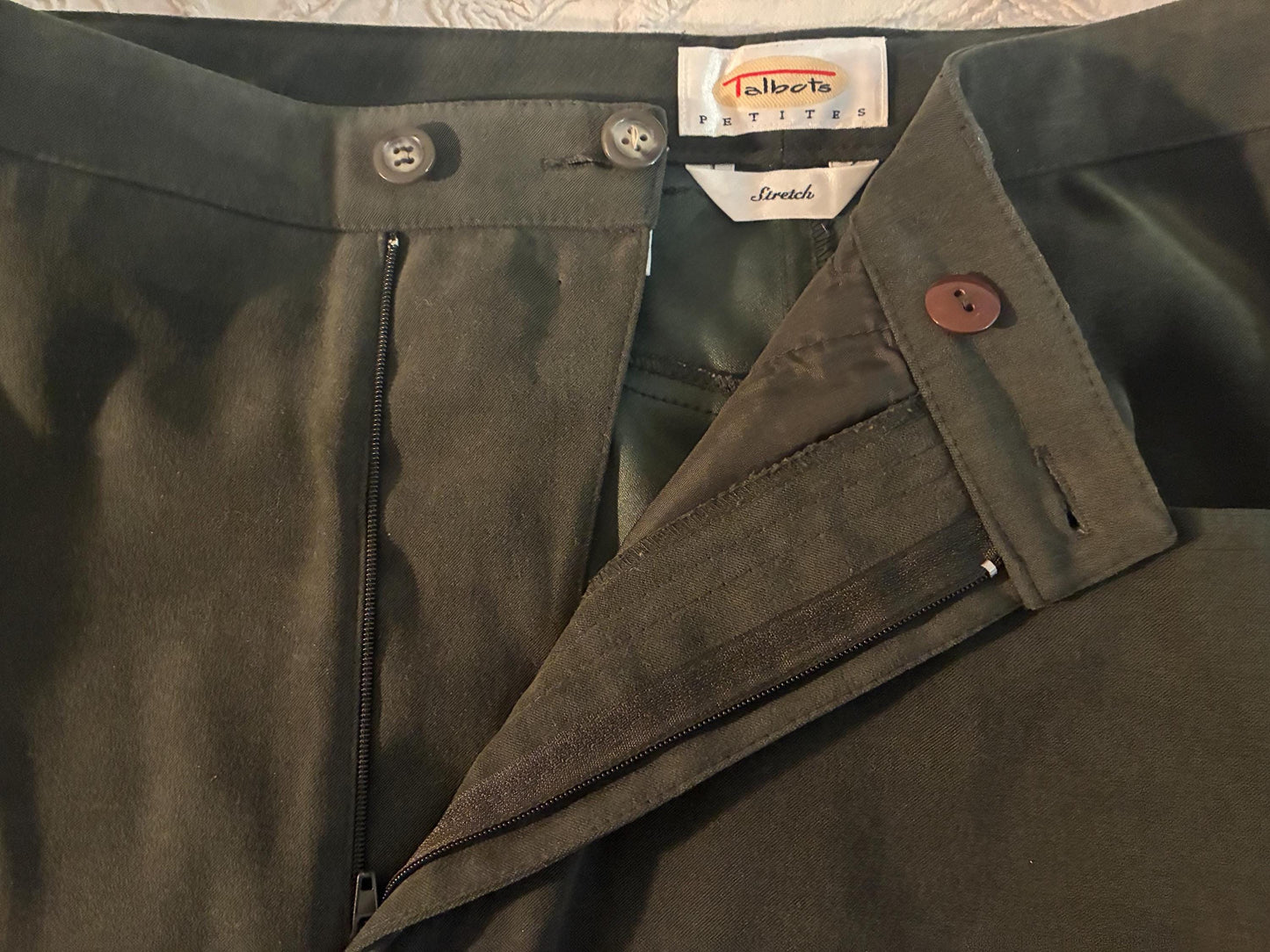 Vintage Stretch Faux Suede Skirt Suit