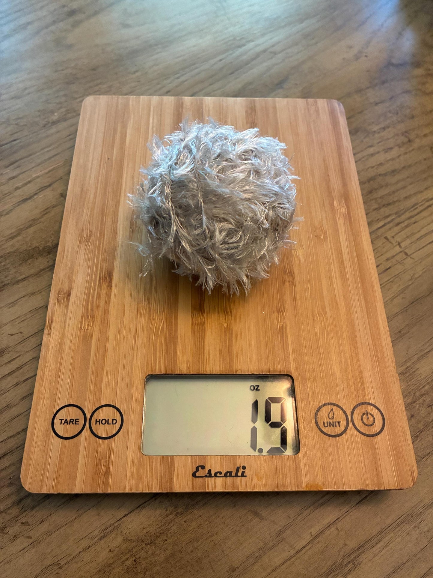 Eyelash Yarn (Light Gray)