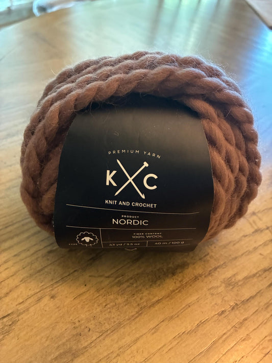 K+C Premium Wool Yarn (Taupe)
