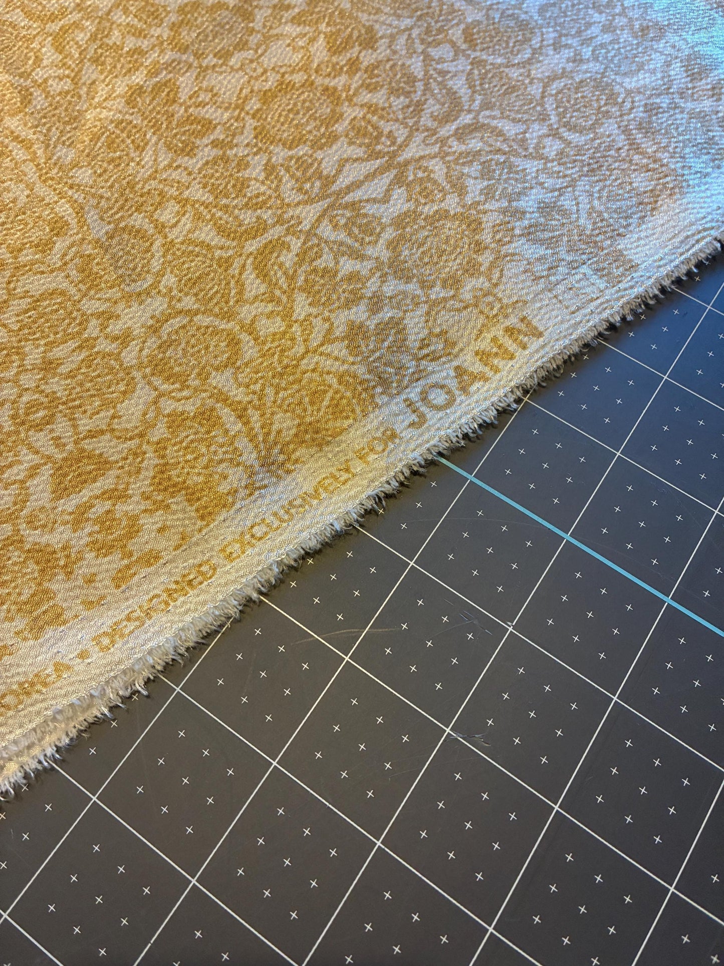 Silky Printed Floral Fabric (2 Yards)