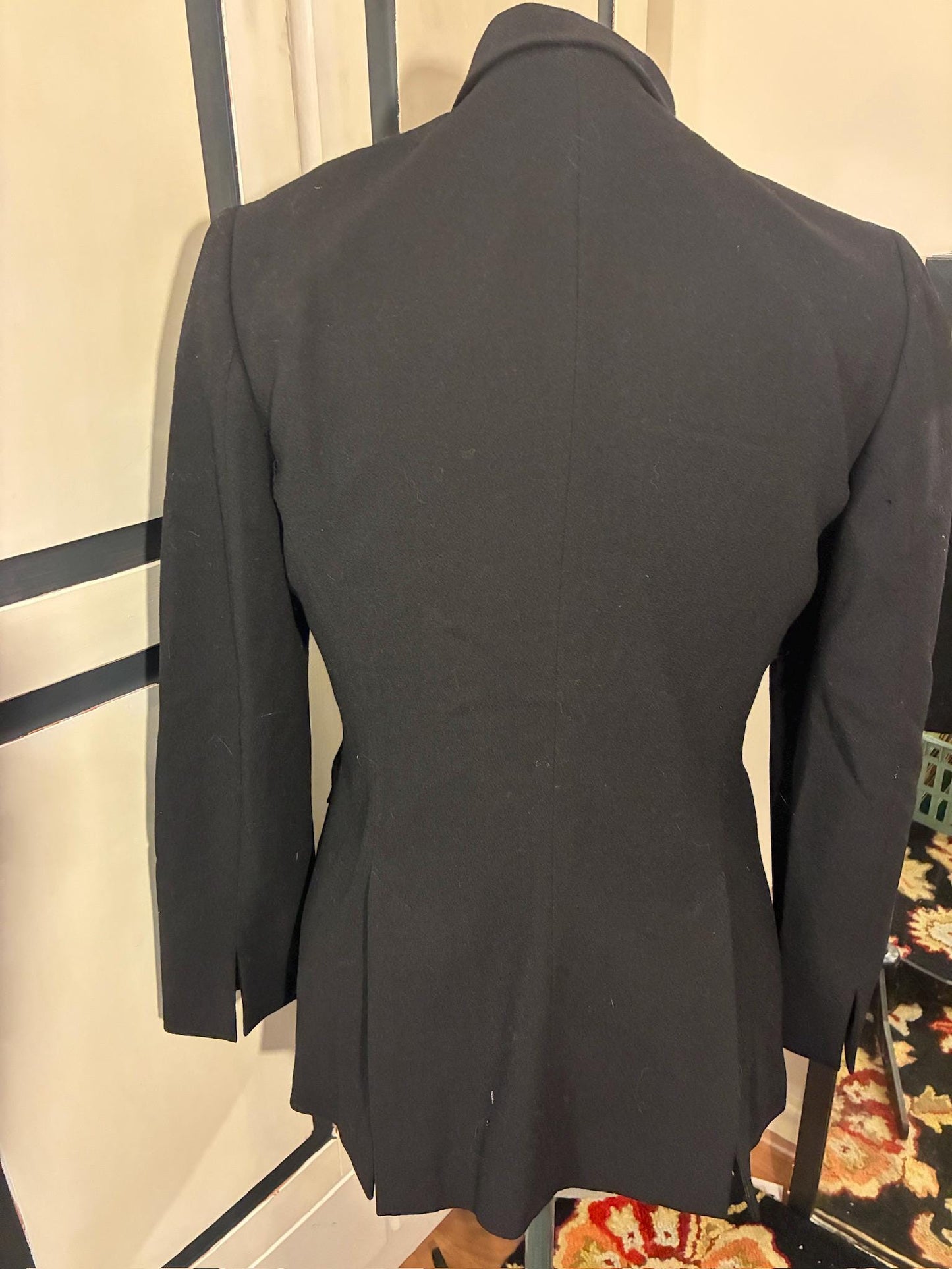 Vintage Wool Jacket / Blazer (Black)