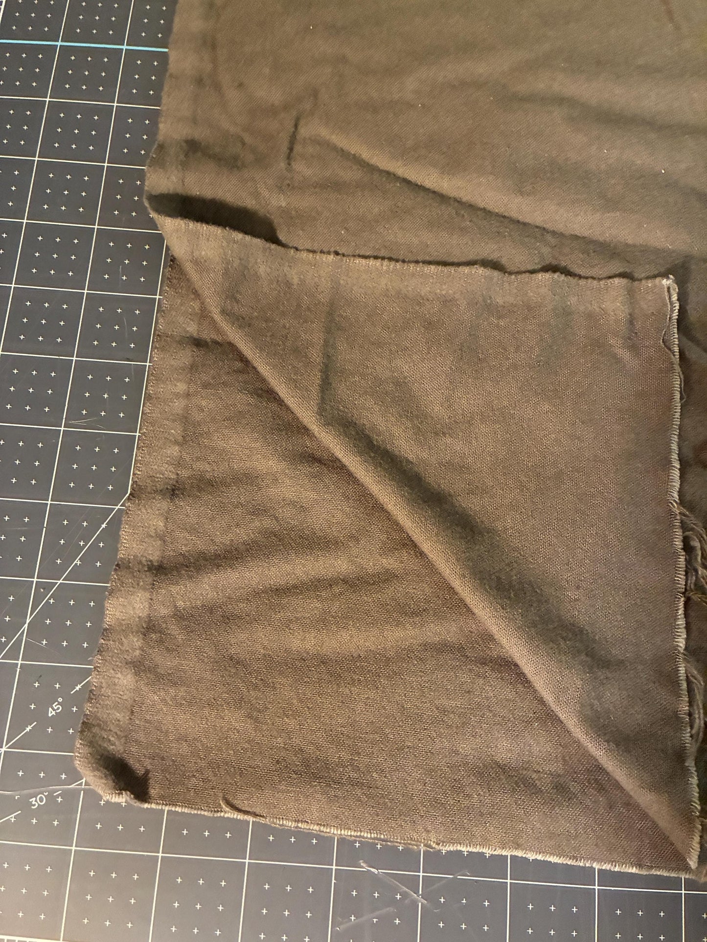 Comfy Cozy Flannel Solid Fabric Charcoal