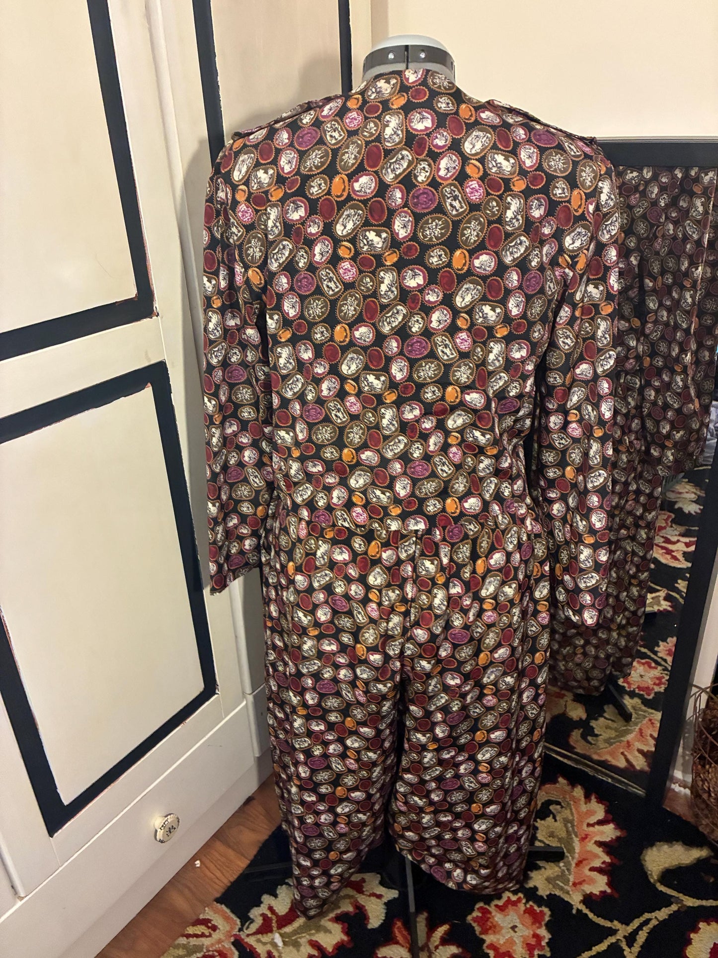 Vintage Double Breasted Pants Suit