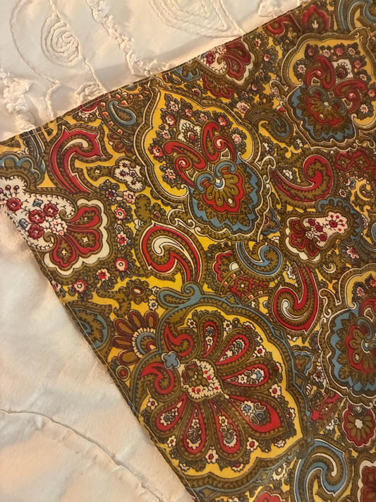 Vintage Silk Scarf (Paisley)