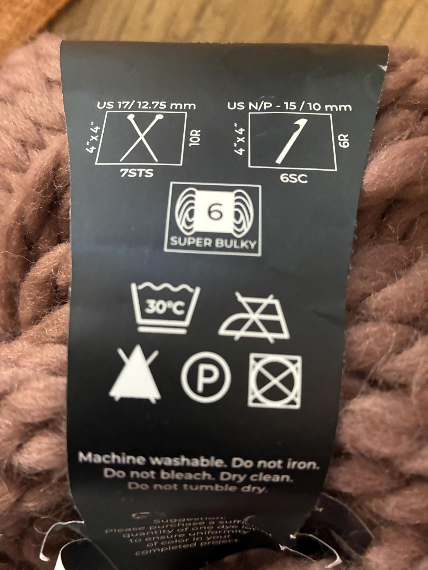 K+C Premium Wool Yarn (Taupe)