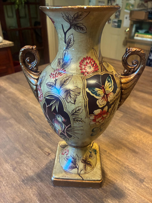 Oriental Decorative Urn / Vase