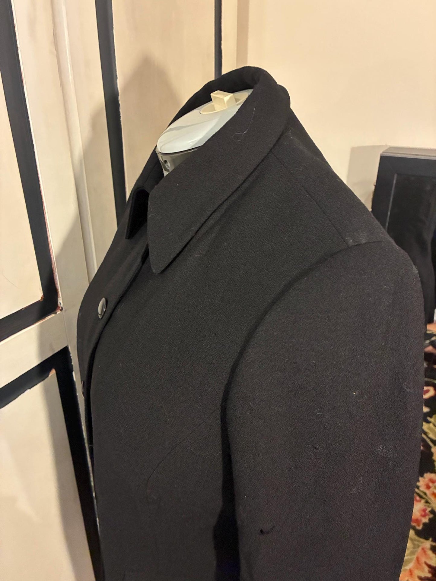 Vintage Wool Jacket / Blazer (Black)