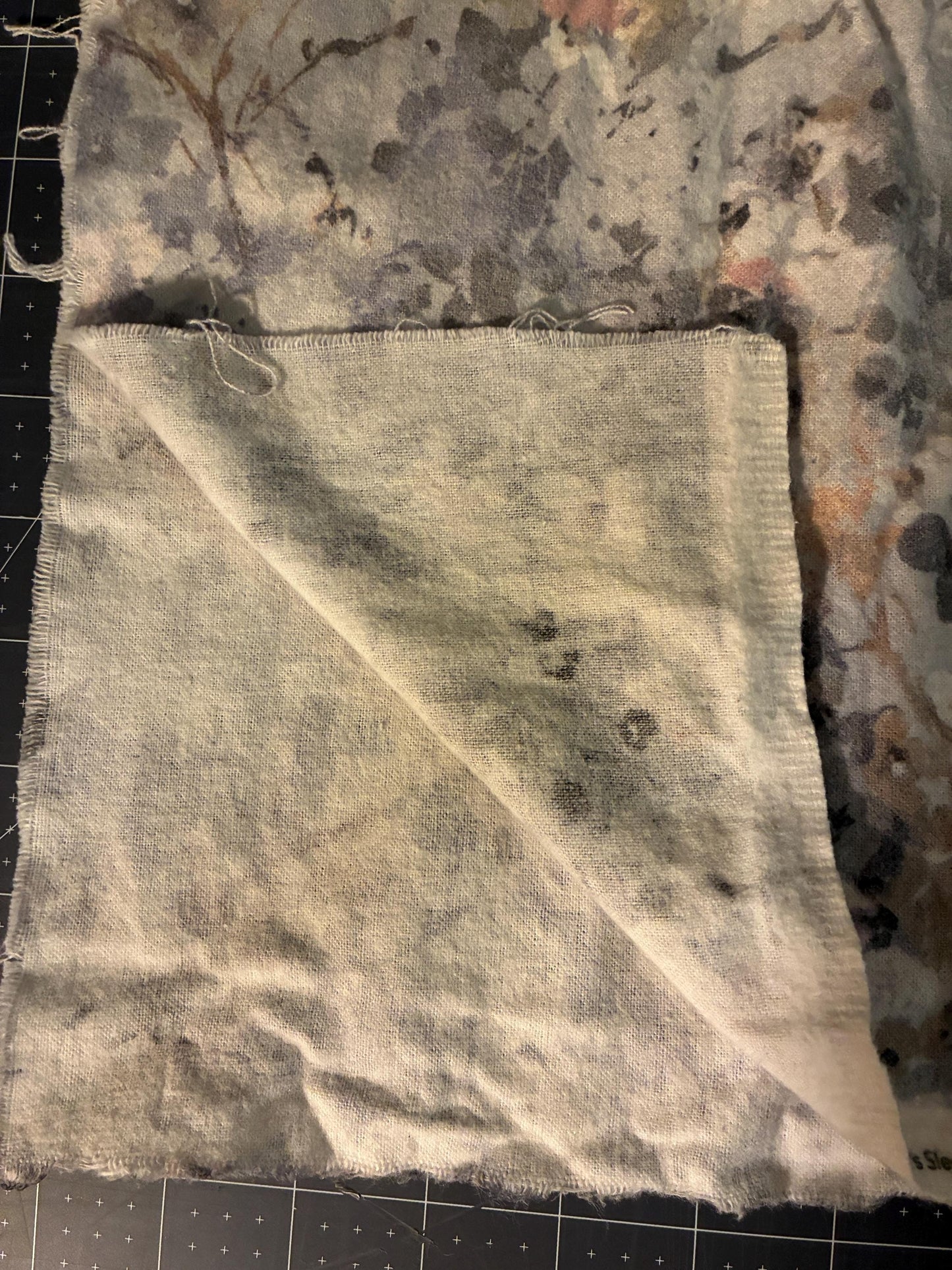 Super Snuggle Flannel Fabric Gray Floral
