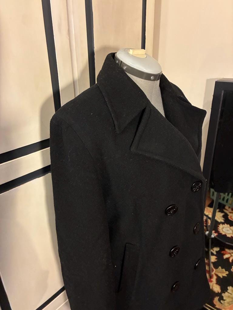 Vintage Maternity Wool Peacoat Jacket