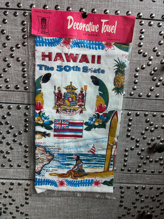 Vintage Hawaii Decorative Hand Towel