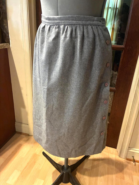 Vintage Wool Skirt (Copley Square Ltd.)