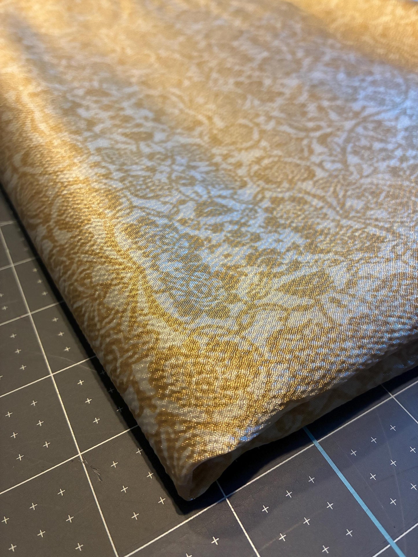 Silky Printed Floral Fabric (2 Yards)