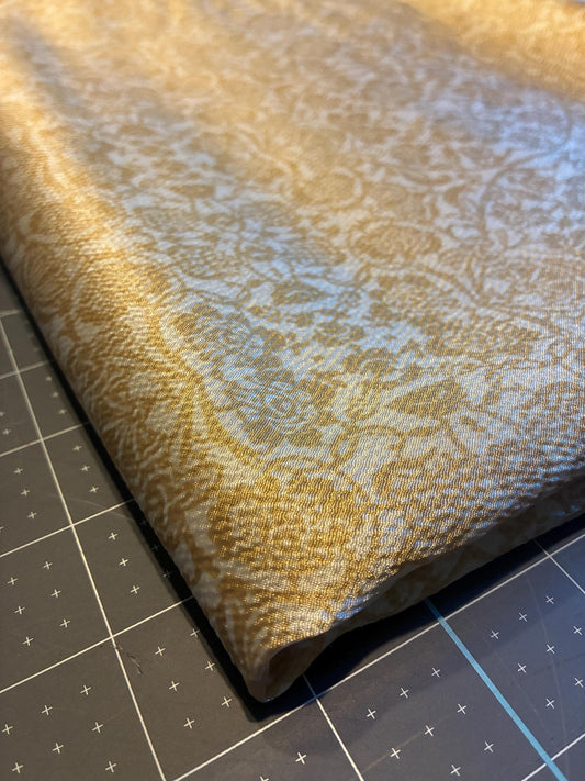 Silky Printed Floral Fabric (2 Yards)