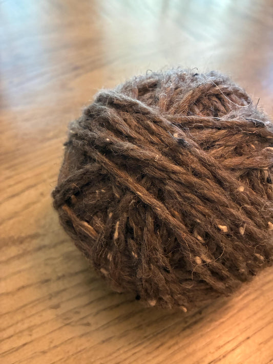 Speckled Wool Yarn (Gray / Brown)