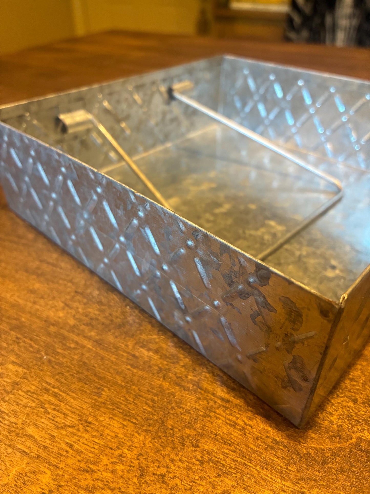 Pressed Tin Metal Napkin Holder