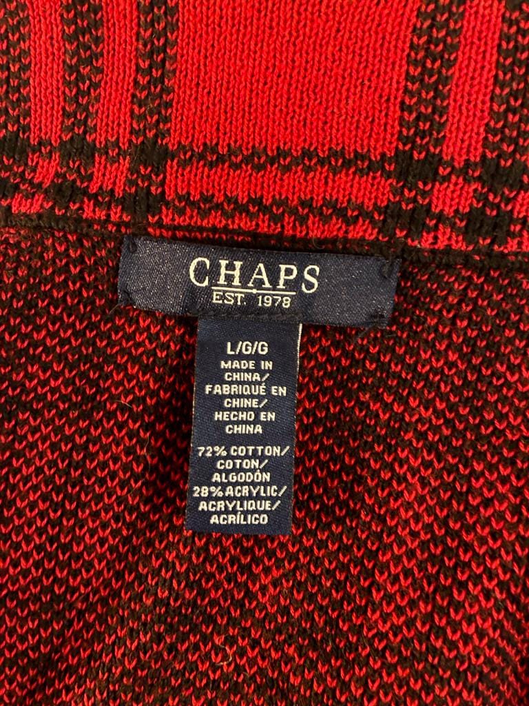 Vintage Plaid Moto Sweater Jacket