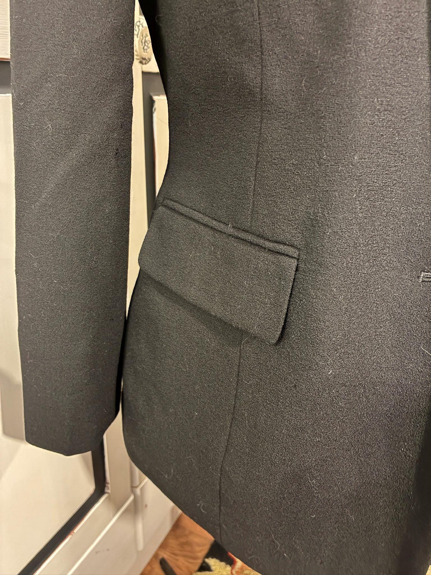 Vintage Wool Jacket / Blazer (Black)