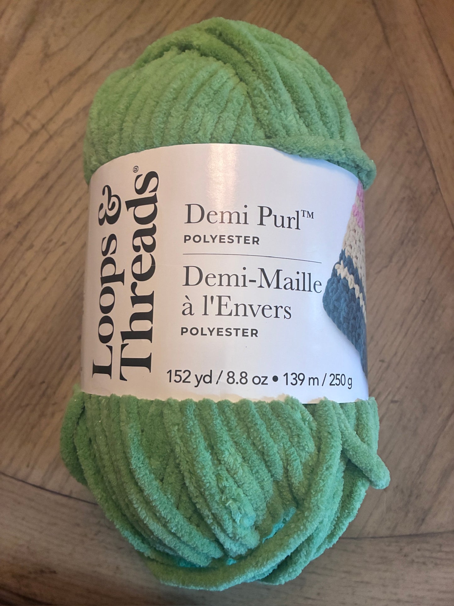 Loops & Threads Demi Purl Yarn ("Jadesheen")