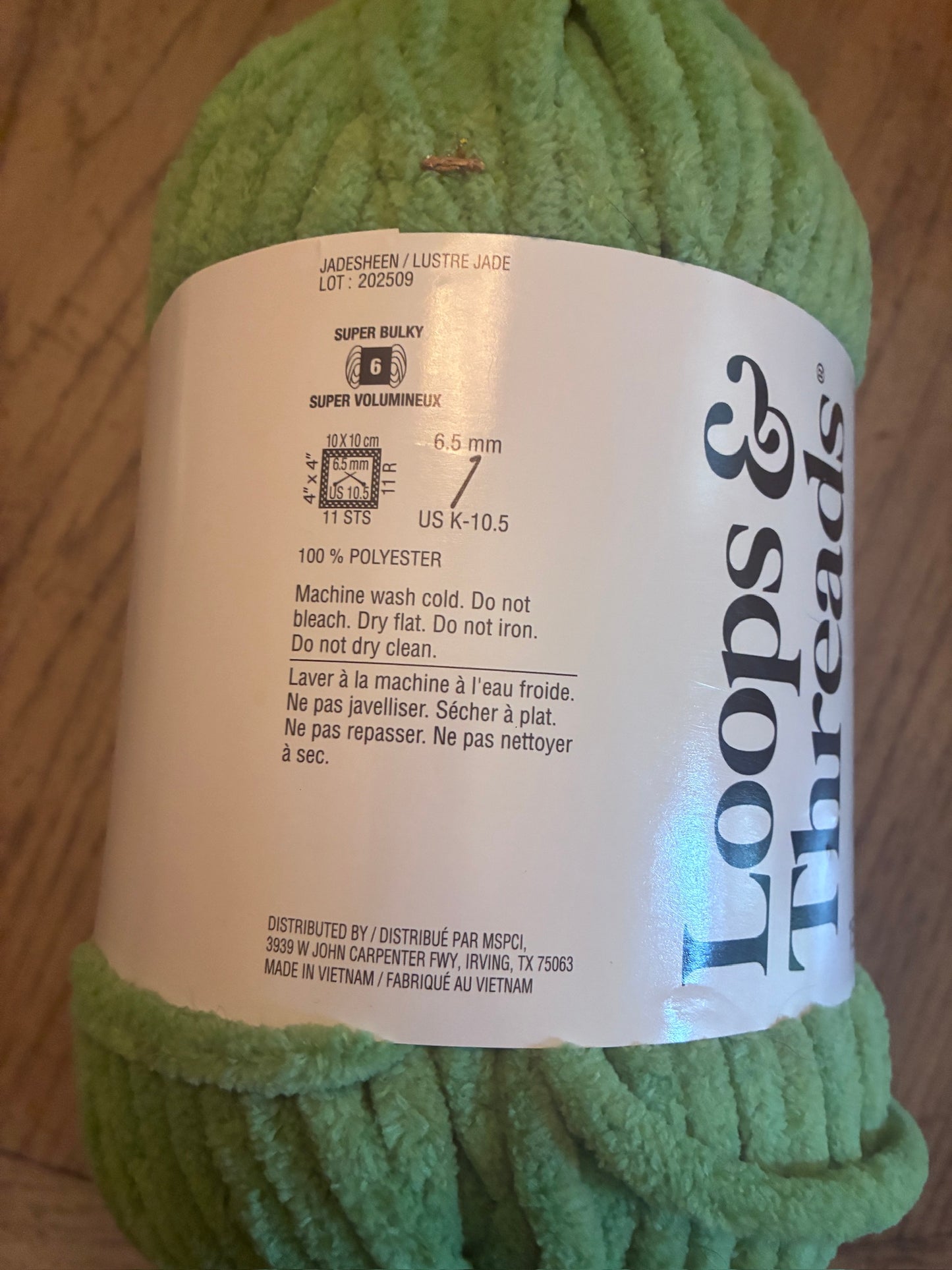 Loops & Threads Demi Purl Yarn ("Jadesheen")