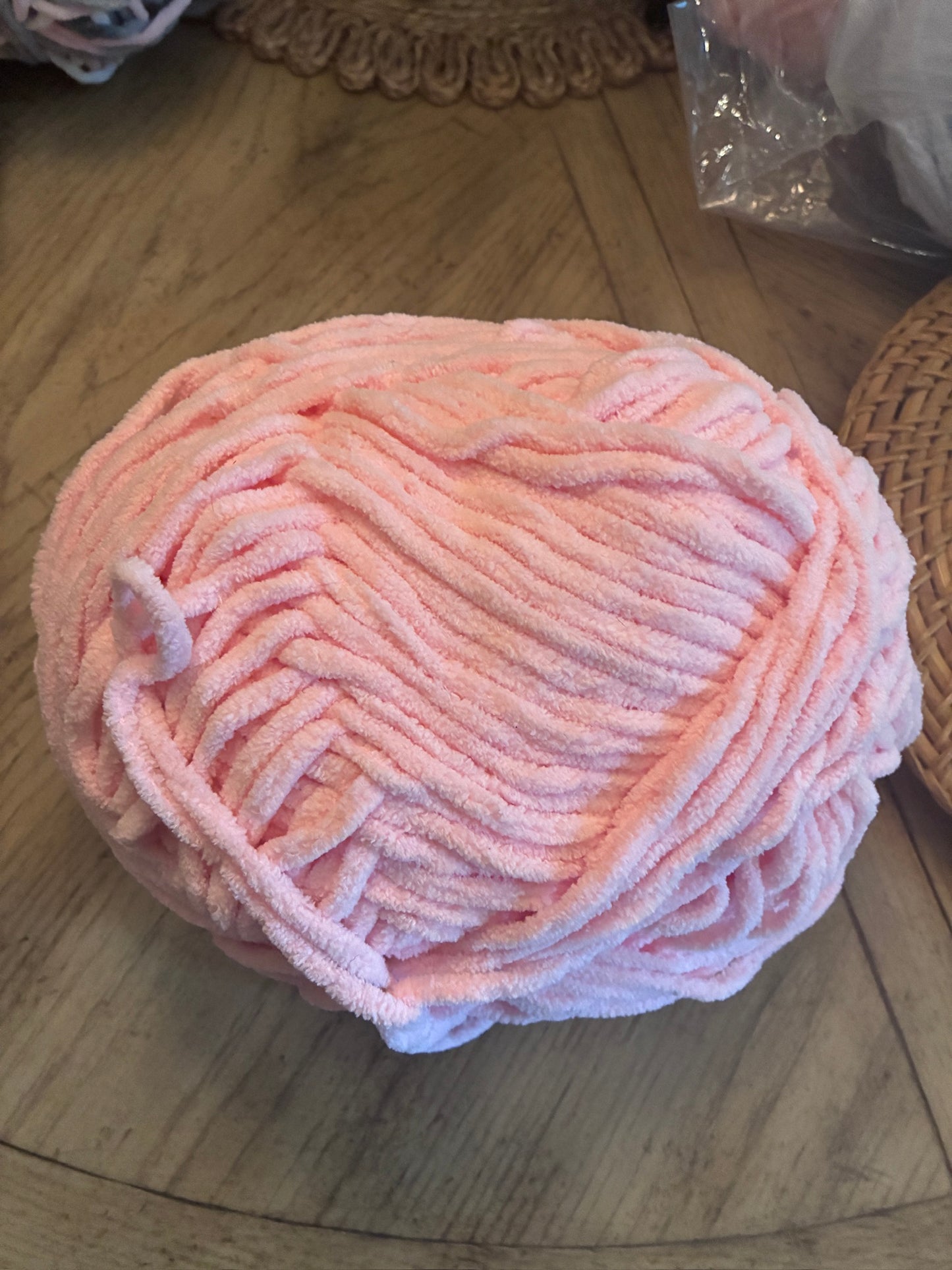 Bernat Blanket Yarn ("Tan Pink")